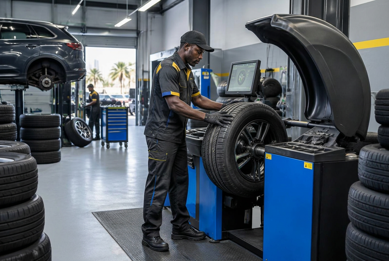Atelier Maintenance Pneus à Dakar